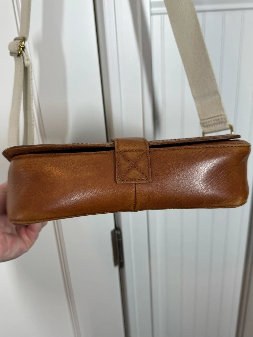 Madewell Transport Flap Shoulder crossbody Bag in English saddle brown‎